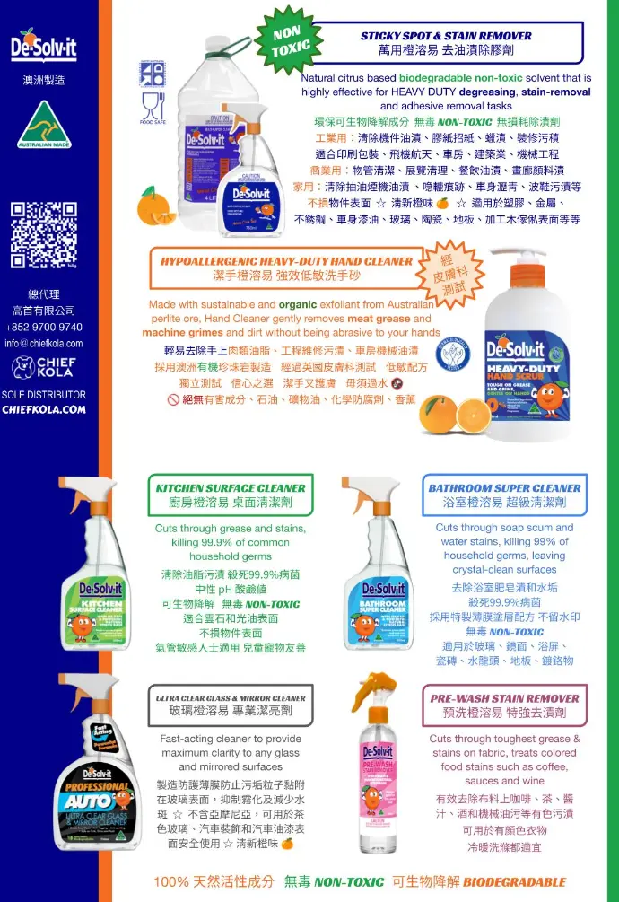 De-Solv-it Product Family 1 (Chinese)